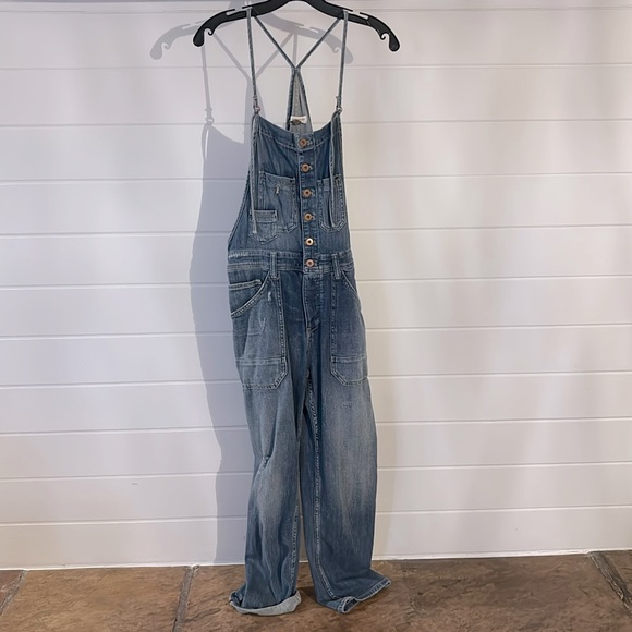 Pilcro Painter Denim Overalls - Picture 1 of 6